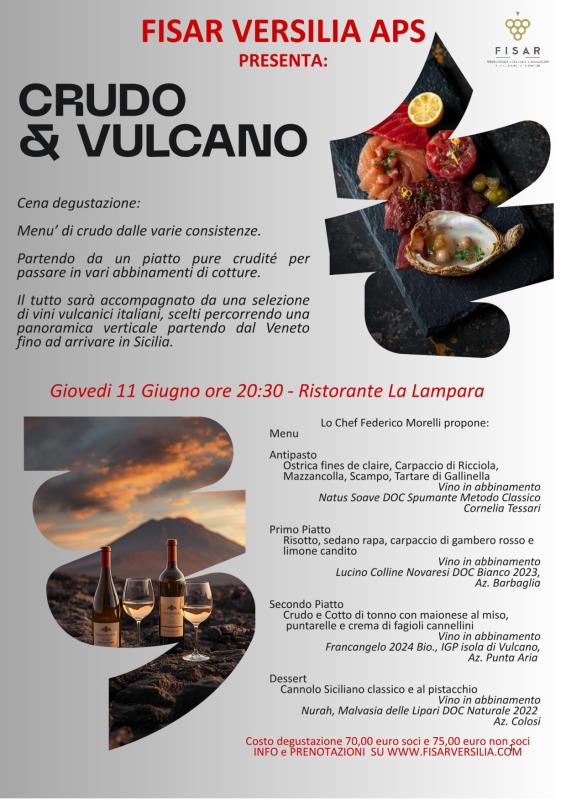 crudo e vulcano