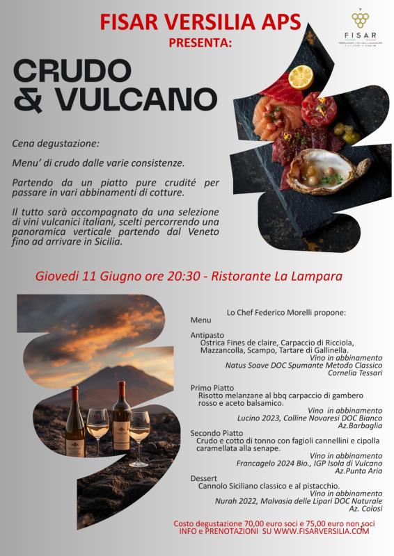 crudo e vulcano